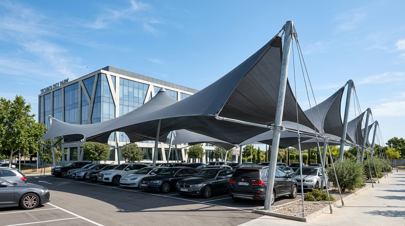 Sombreadores para Estacionamentos Comerciais